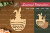 Bunny in Egg Laser Cut Decoration Clipart