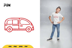 Bus Doodle Clipart Bundle - CraftNest - Digital Crafting and Art