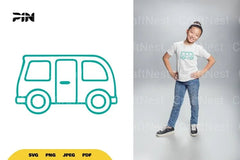 Bus Doodle Clipart Bundle - CraftNest - Digital Crafting and Art