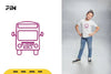Bus Doodle Clipart Bundle