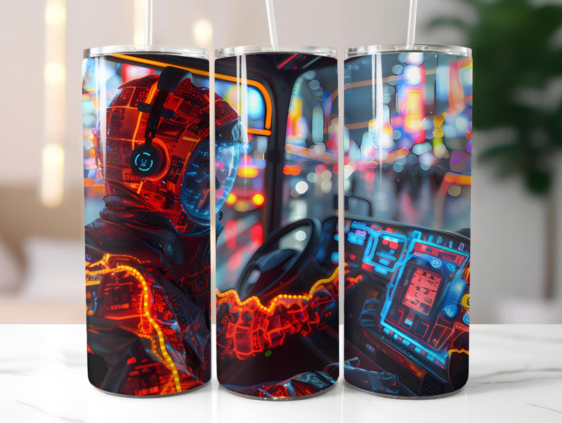 Bus Driver 3 Tumbler Wrap - CraftNest - Digital Crafting and Art