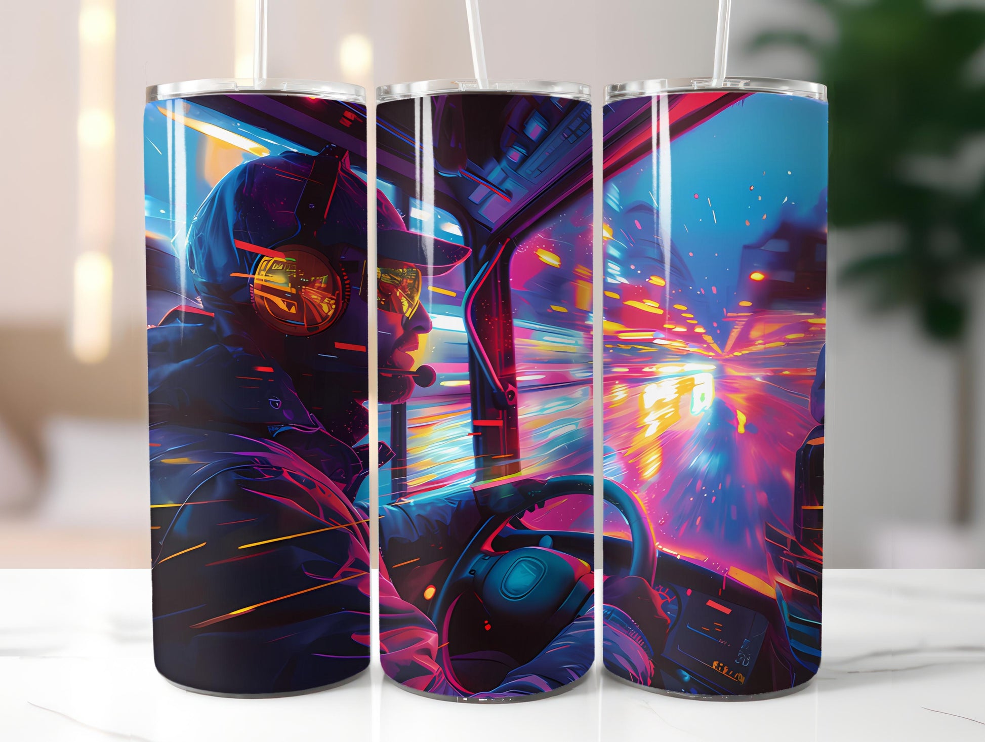 Bus Driver 4 Tumbler Wrap - CraftNest - Digital Crafting and Art