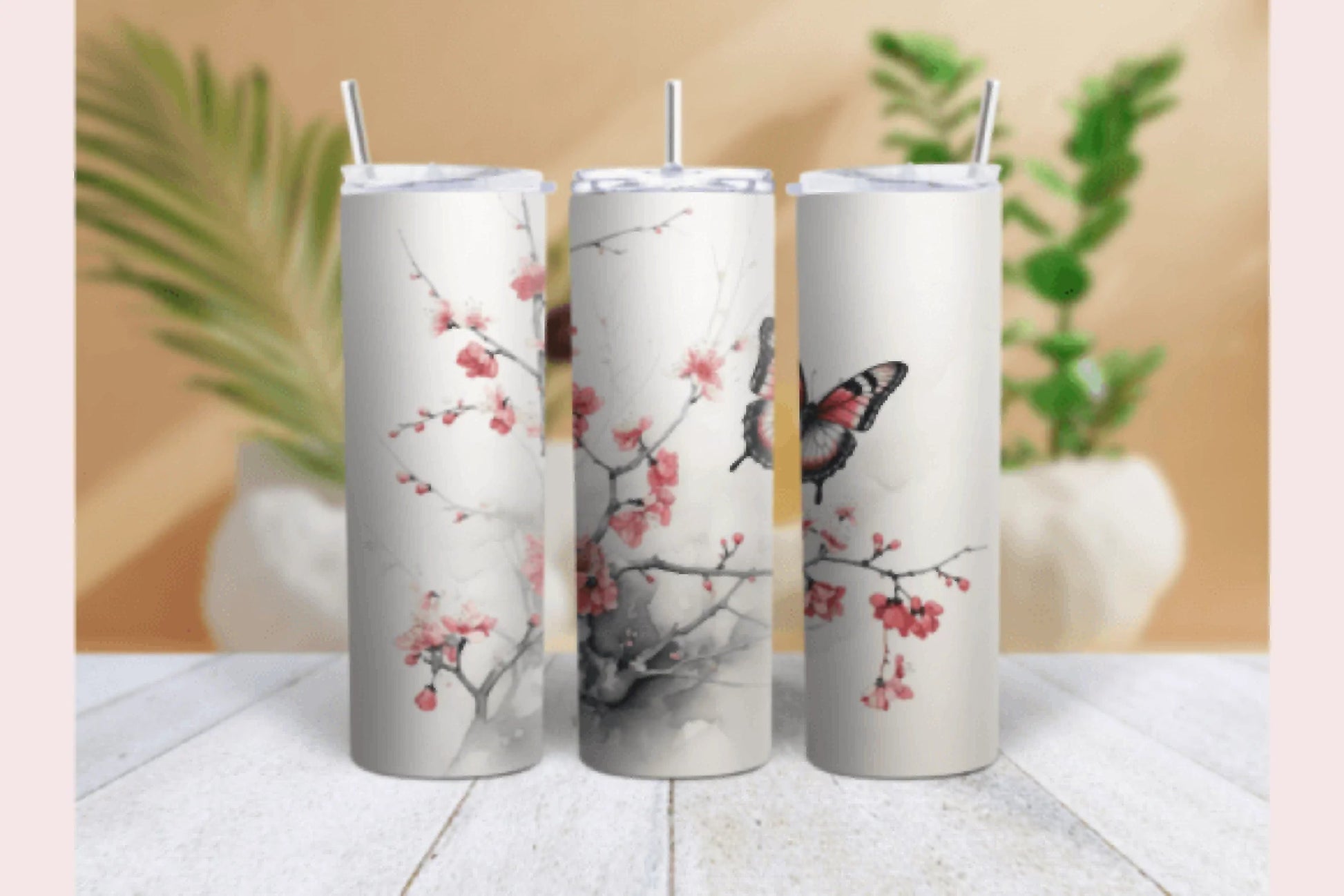 Butterfly Tumbler Wrap Bundle - CraftNest - Digital Crafting and Art