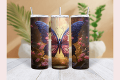 Butterfly Tumbler Wrap Bundle - CraftNest - Digital Crafting and Art