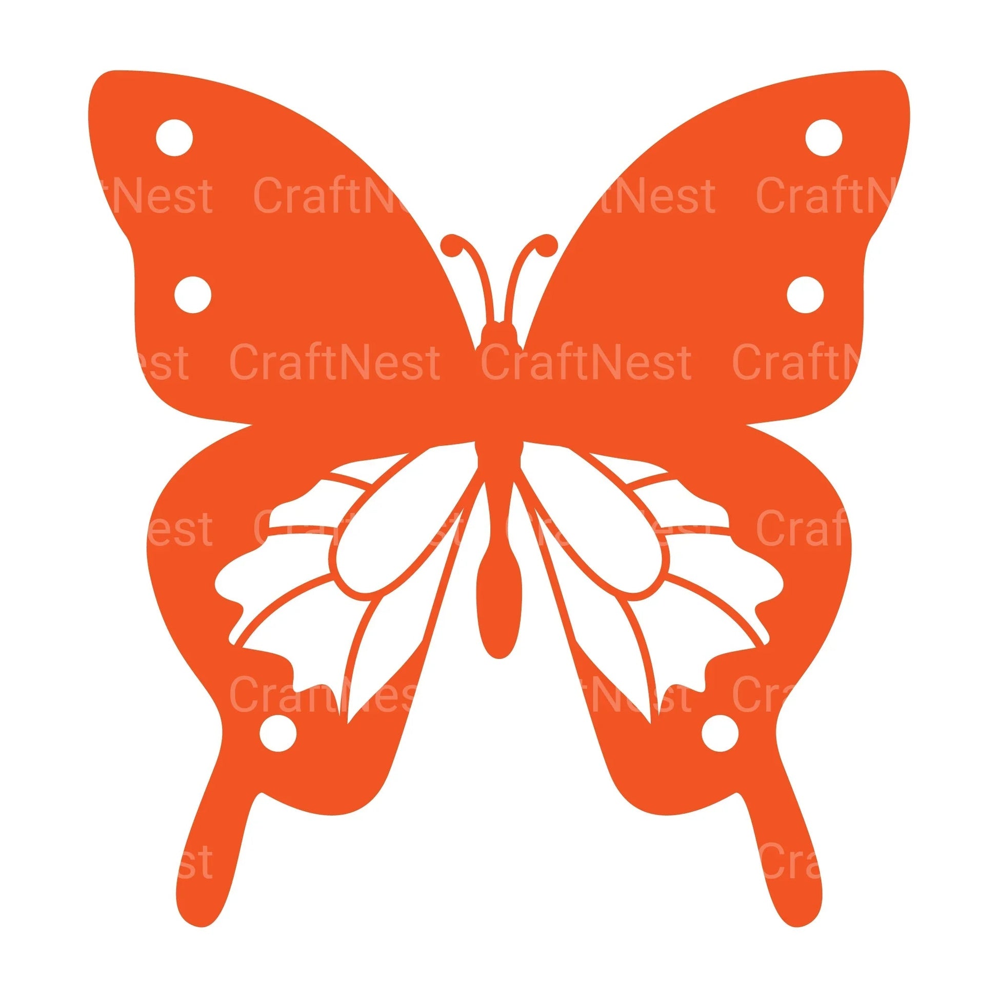 Butterfly 3D Layered Papercut Clipart Bundle - CraftNest - Digital Crafting and Art