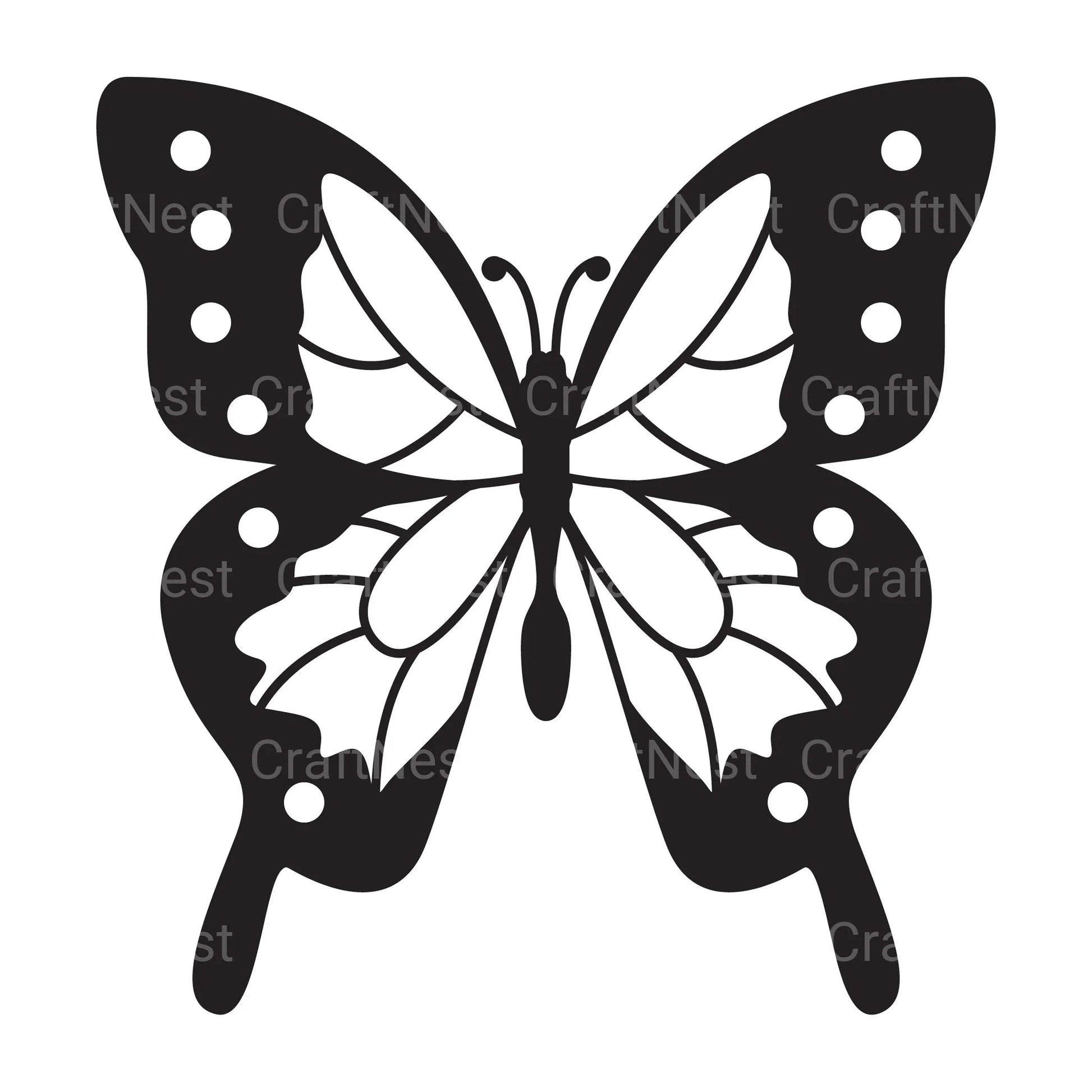 Butterfly 3D Layered Papercut Clipart Bundle - CraftNest - Digital Crafting and Art