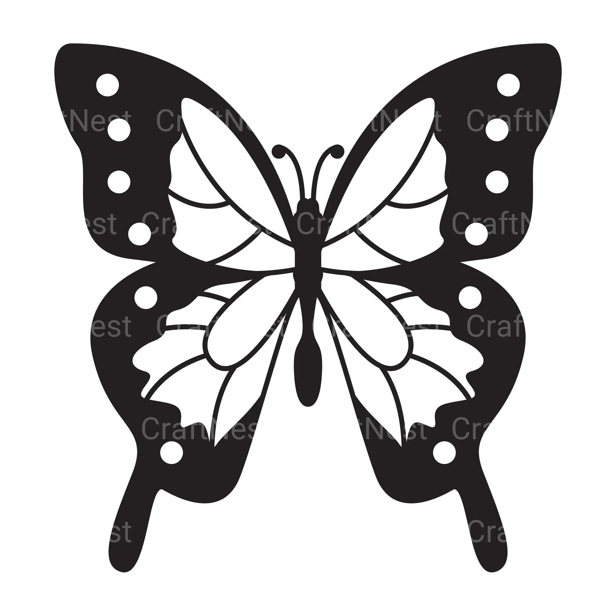 Butterfly 3D Layered Papercut Clipart Bundle - CraftNest - Digital Crafting and Art