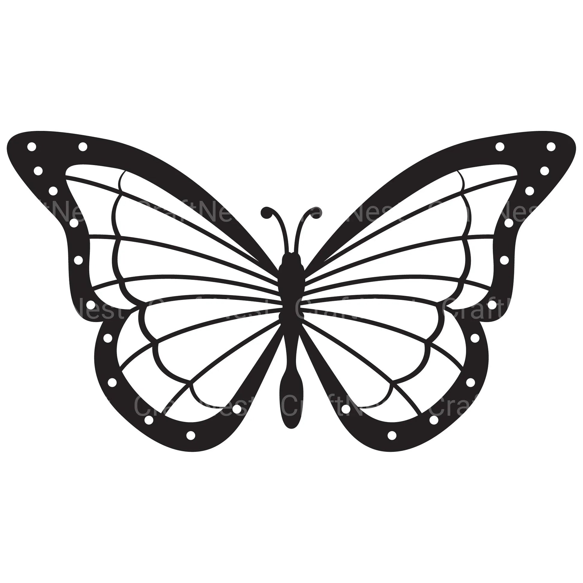 Butterfly 3D Layered Papercut Clipart Bundle - CraftNest - Digital Crafting and Art