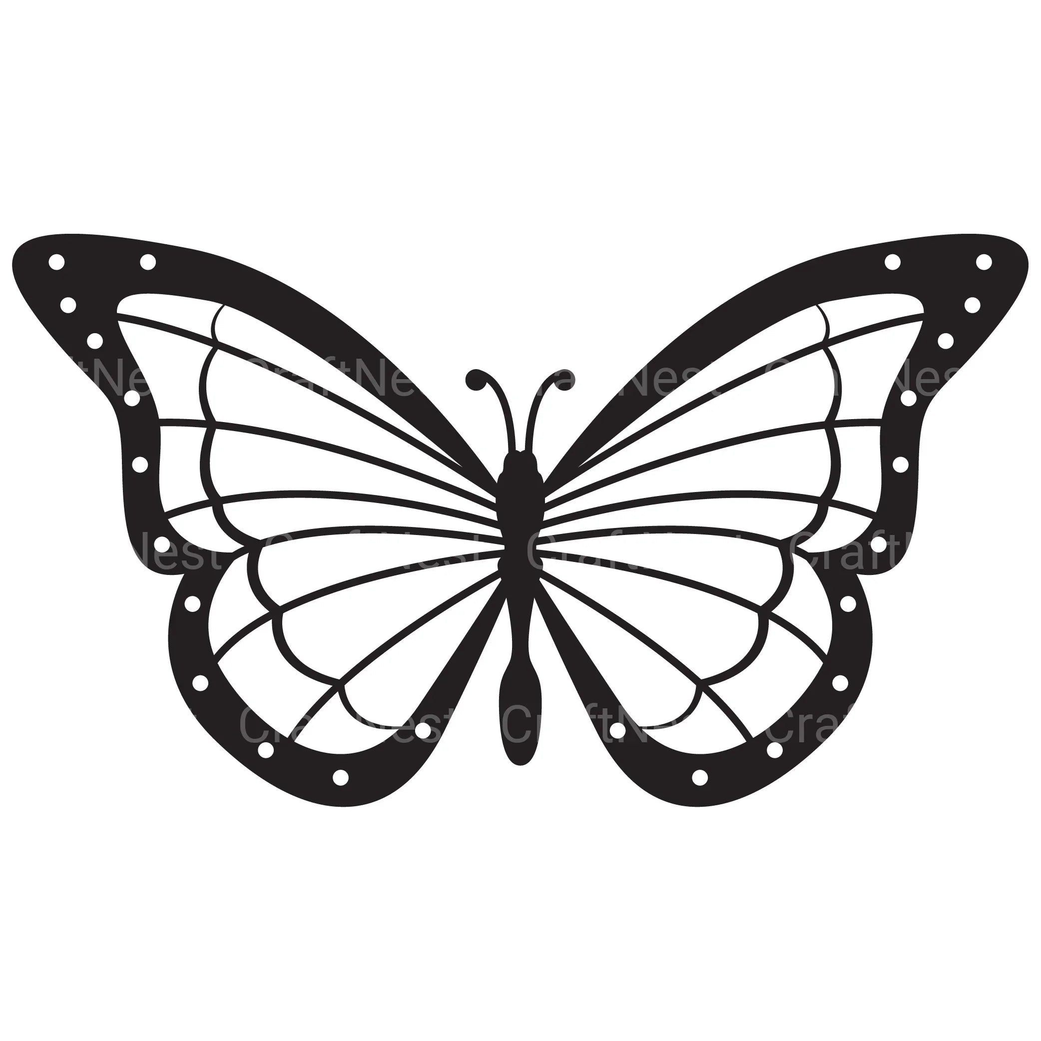 Butterfly 3D Layered Papercut Clipart Bundle - CraftNest - Digital Crafting and Art