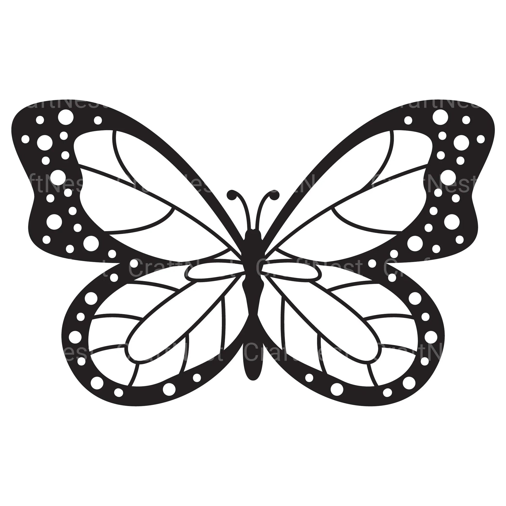 Butterfly 3D Layered Papercut Clipart Bundle - CraftNest - Digital Crafting and Art