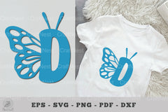 Butterfly Alphabet Letter D Clipart Bundle - CraftNest - Digital Crafting and Art