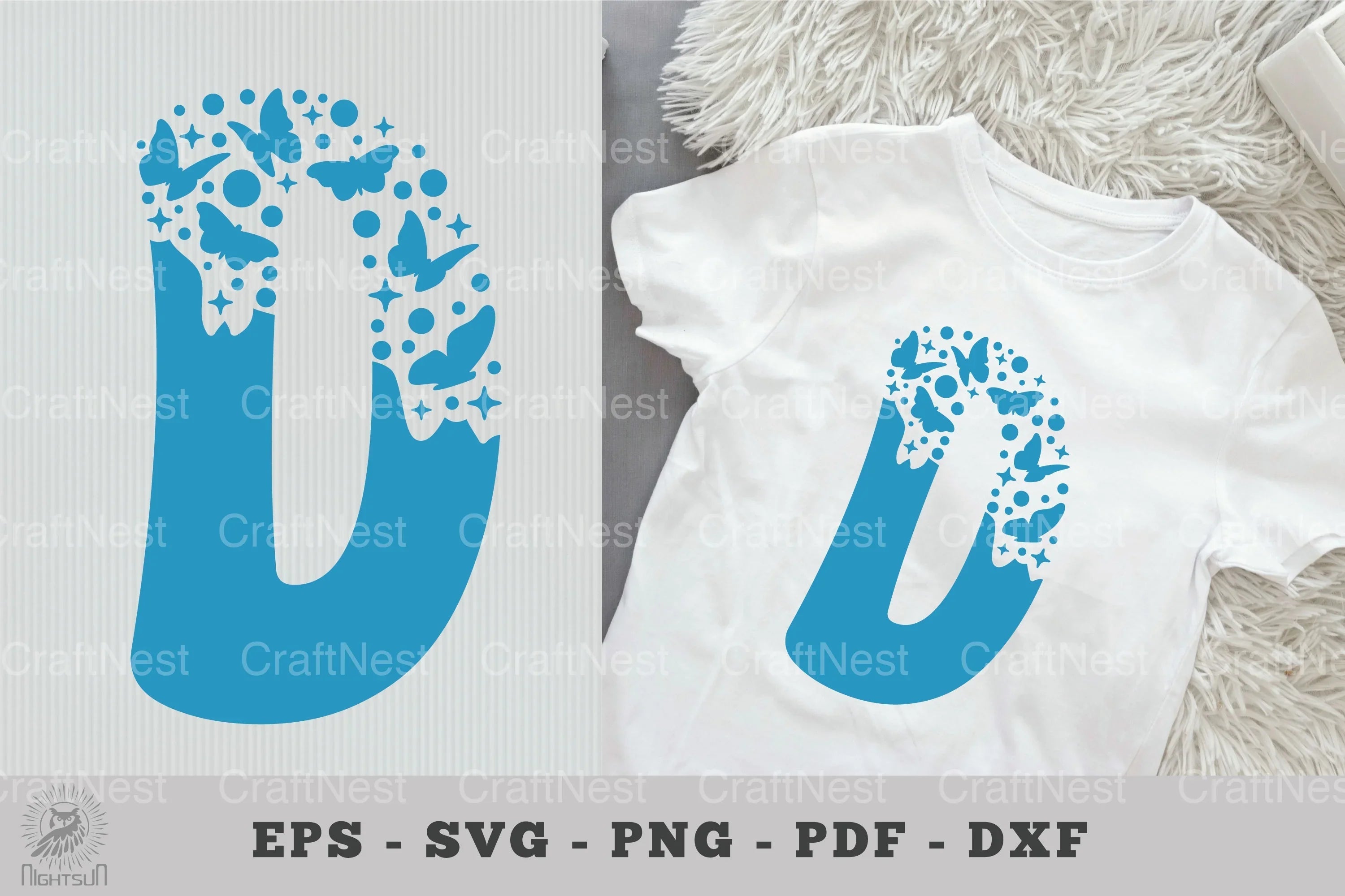 Butterfly Alphabet Letter D Clipart Bundle - CraftNest - Digital Crafting and Art