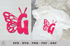 Butterfly Alphabet Letter G Clipart Bundle - CraftNest - Digital Crafting and Art