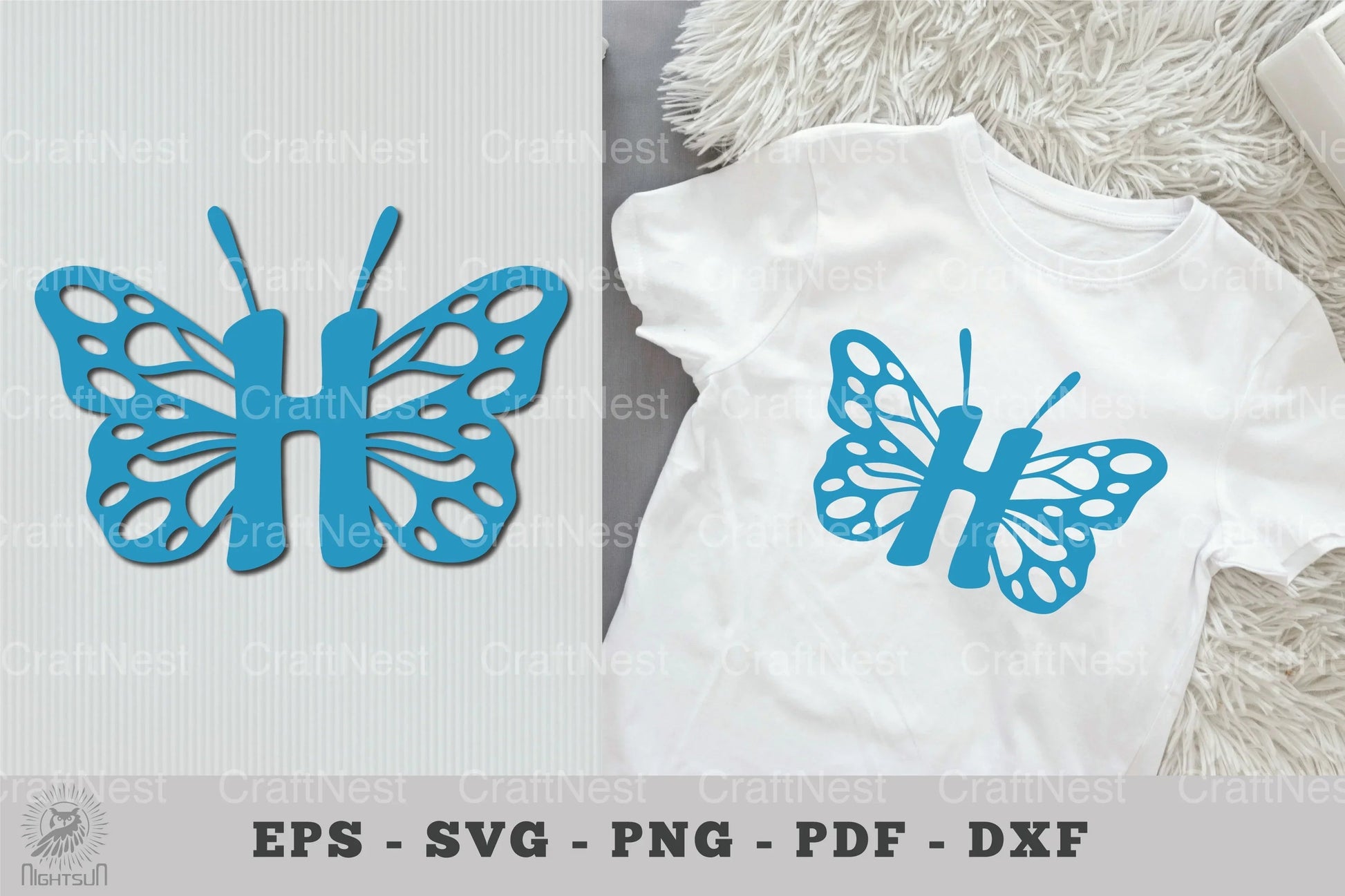 Butterfly Alphabet Letter H Clipart Bundle - CraftNest - Digital Crafting and Art