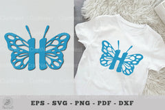 Butterfly Alphabet Letter H Clipart Bundle - CraftNest - Digital Crafting and Art
