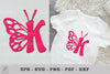 Butterfly Alphabet Letter K Clipart Bundle
