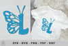 Butterfly Alphabet Letter L Clipart Bundle