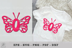 Butterfly Alphabet Letter O Clipart Bundle - CraftNest - Digital Crafting and Art