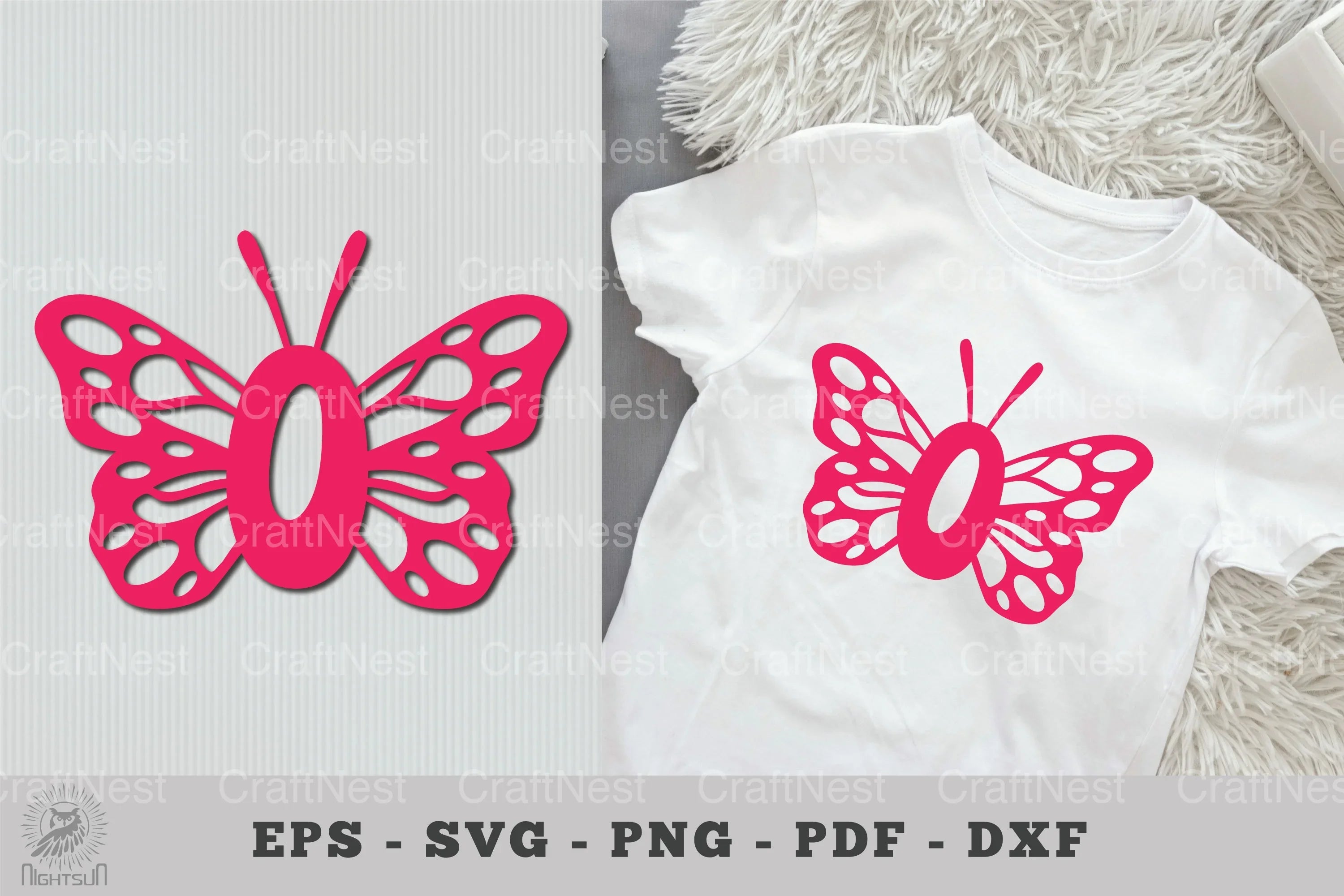 Butterfly Alphabet Letter O Clipart Bundle - CraftNest - Digital Crafting and Art