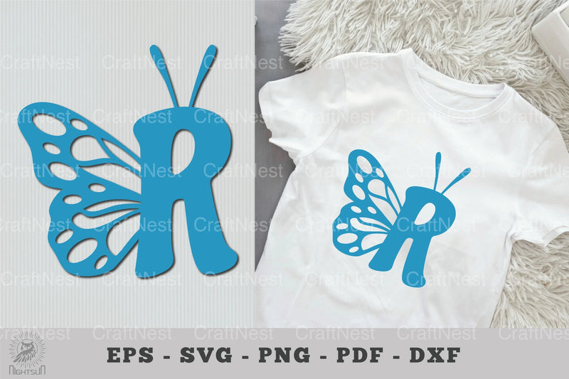 Butterfly Alphabet Letter R Clipart Bundle - CraftNest - Digital Crafting and Art