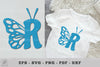 Butterfly Alphabet Letter R Clipart Bundle