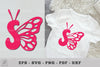 Butterfly Alphabet Letter S Clipart Bundle