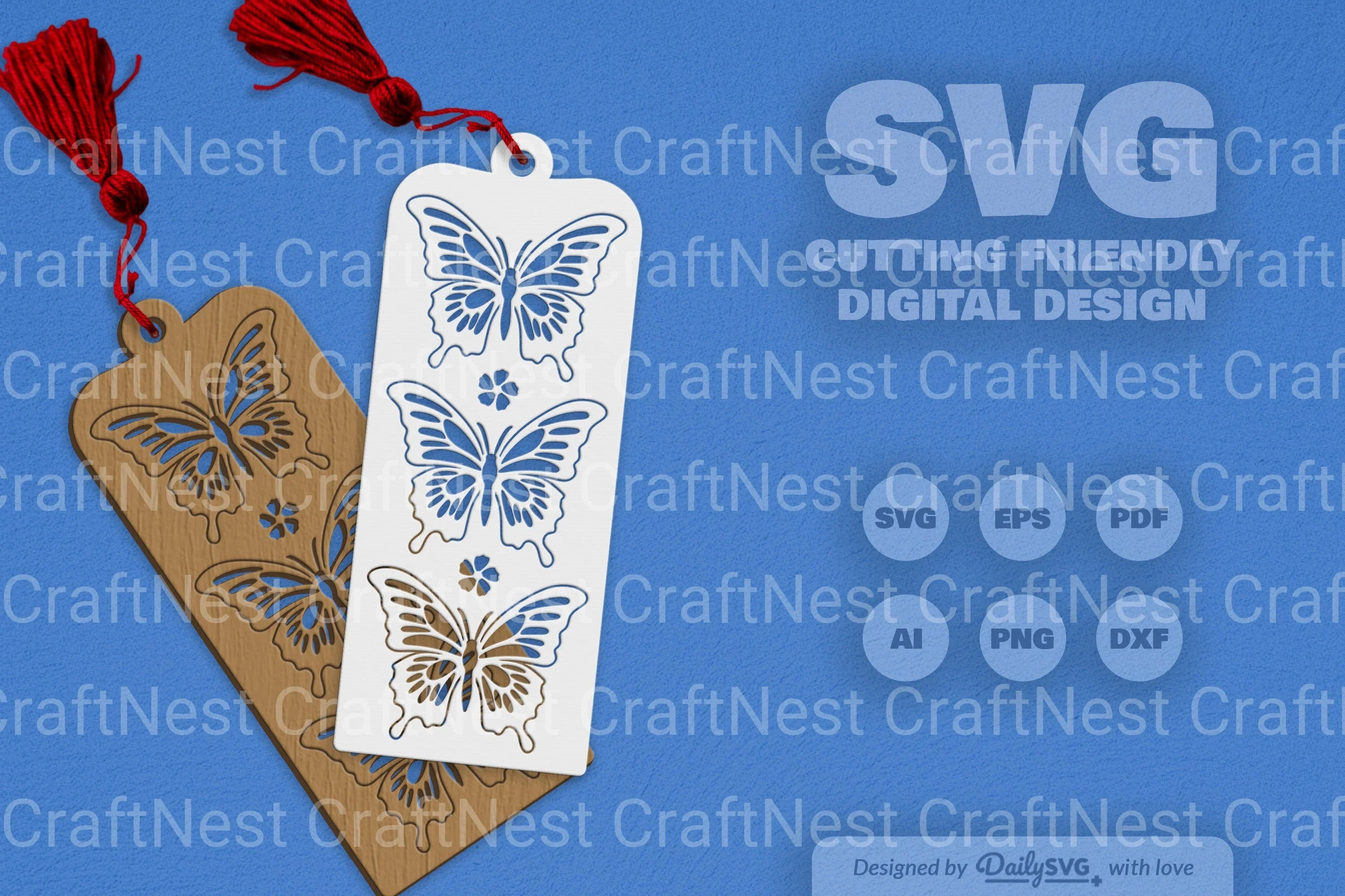 Daily Butterfly SVGs for Junk Journals