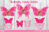 Butterfly Candy Holder SVG Bundle Clipart