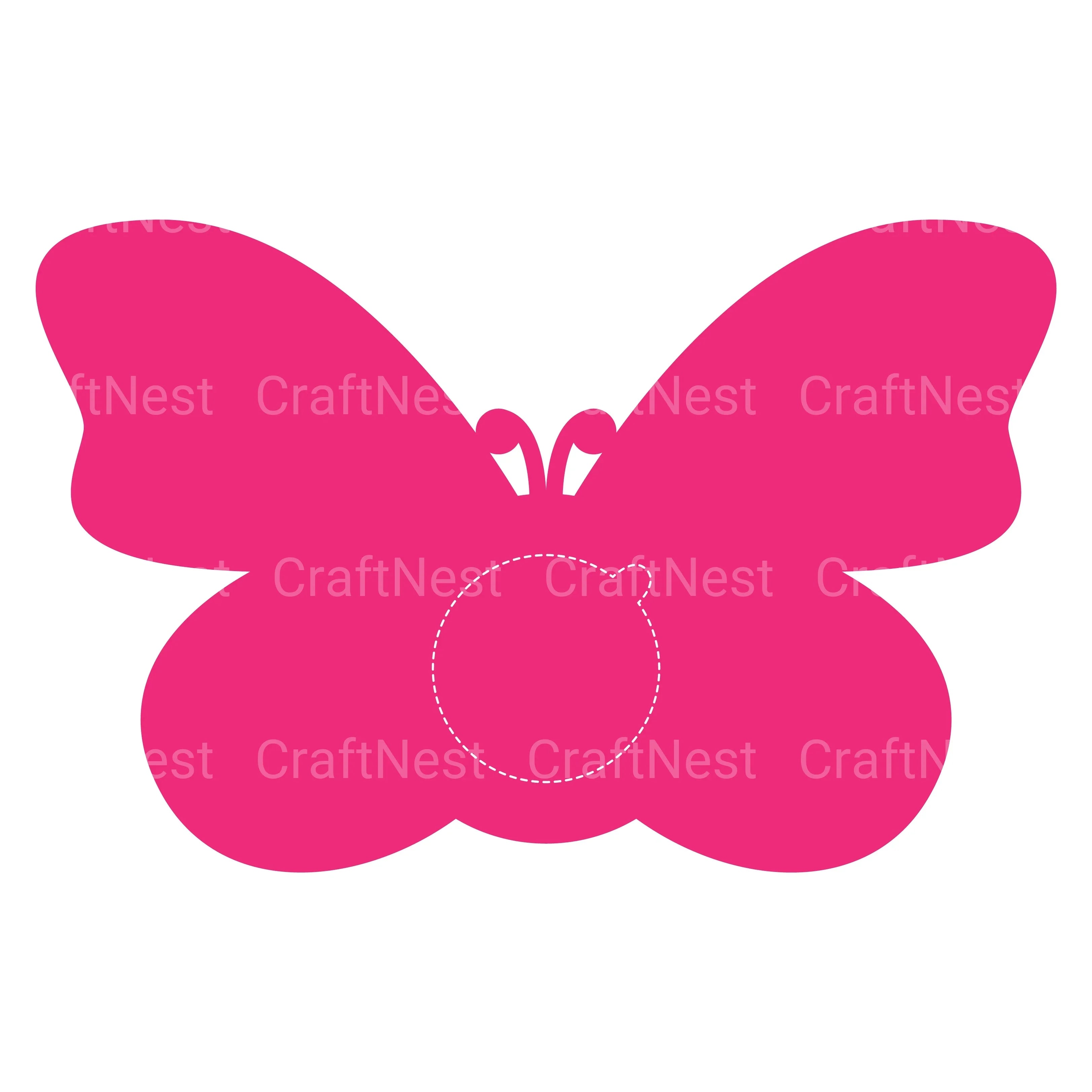 Butterfly Candy Holder SVG Bundle Clipart - CraftNest - Digital Crafting and Art