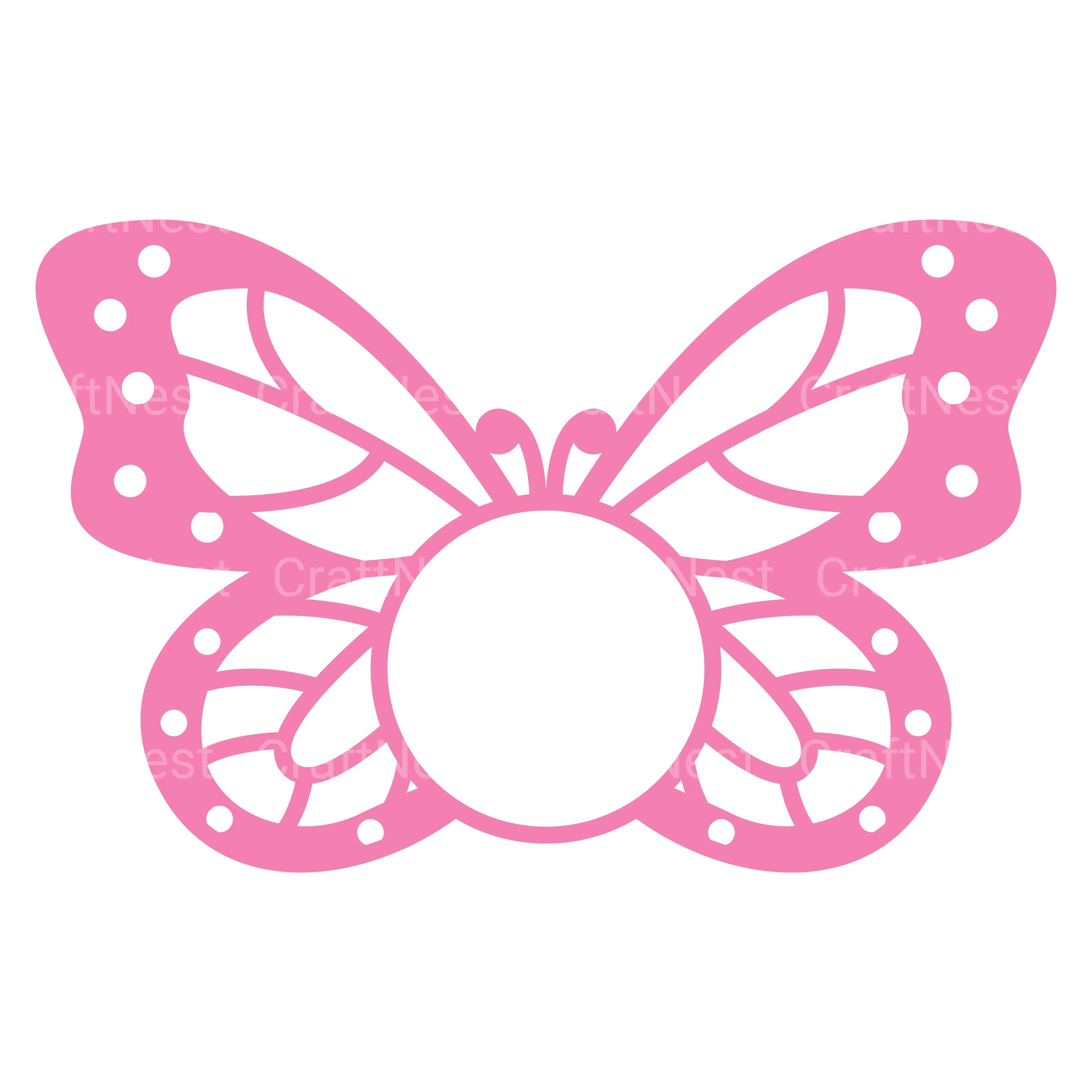 Butterfly Candy Holder SVG Bundle Clipart - CraftNest - Digital Crafting and Art
