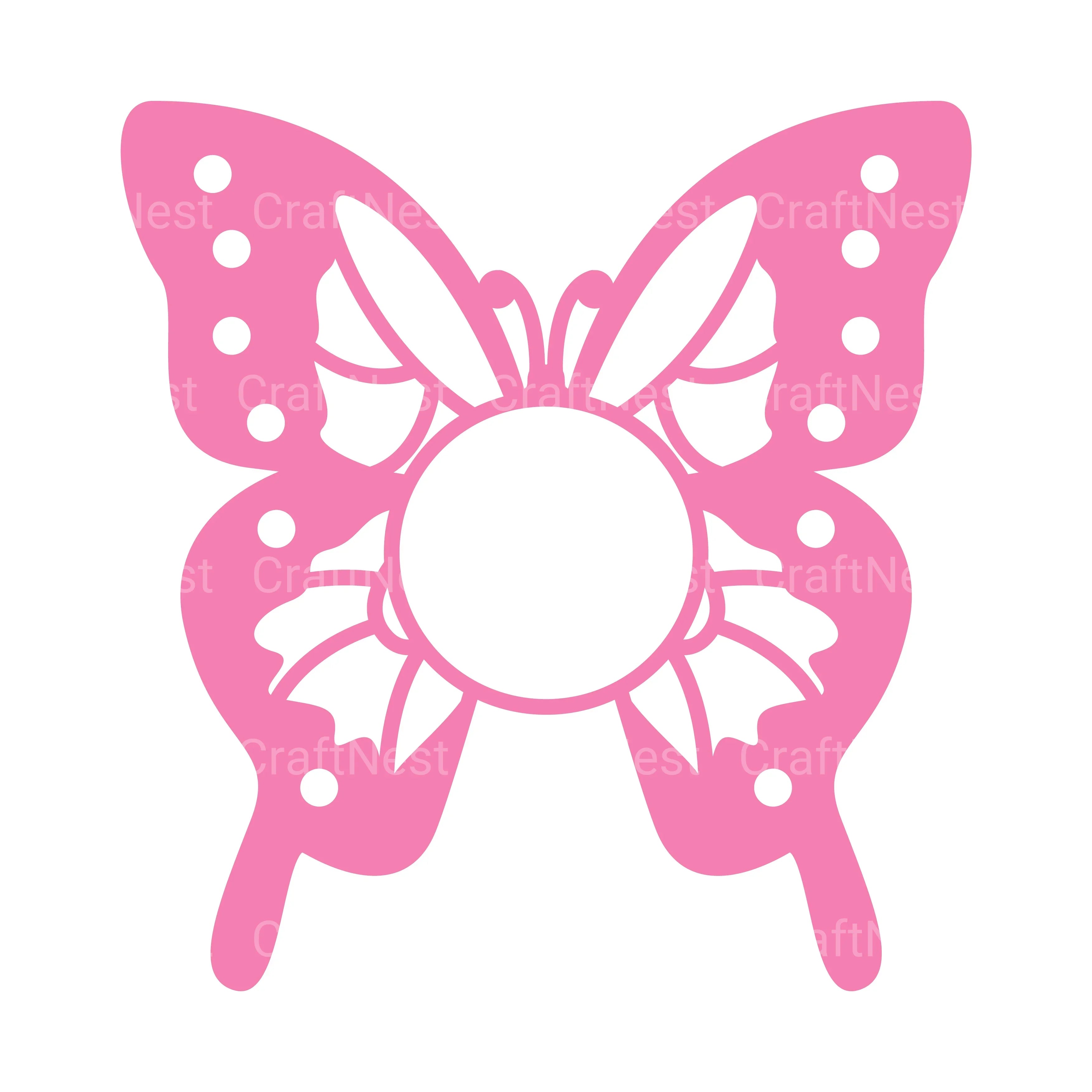 Butterfly Candy Holder SVG Bundle Clipart - CraftNest - Digital Crafting and Art