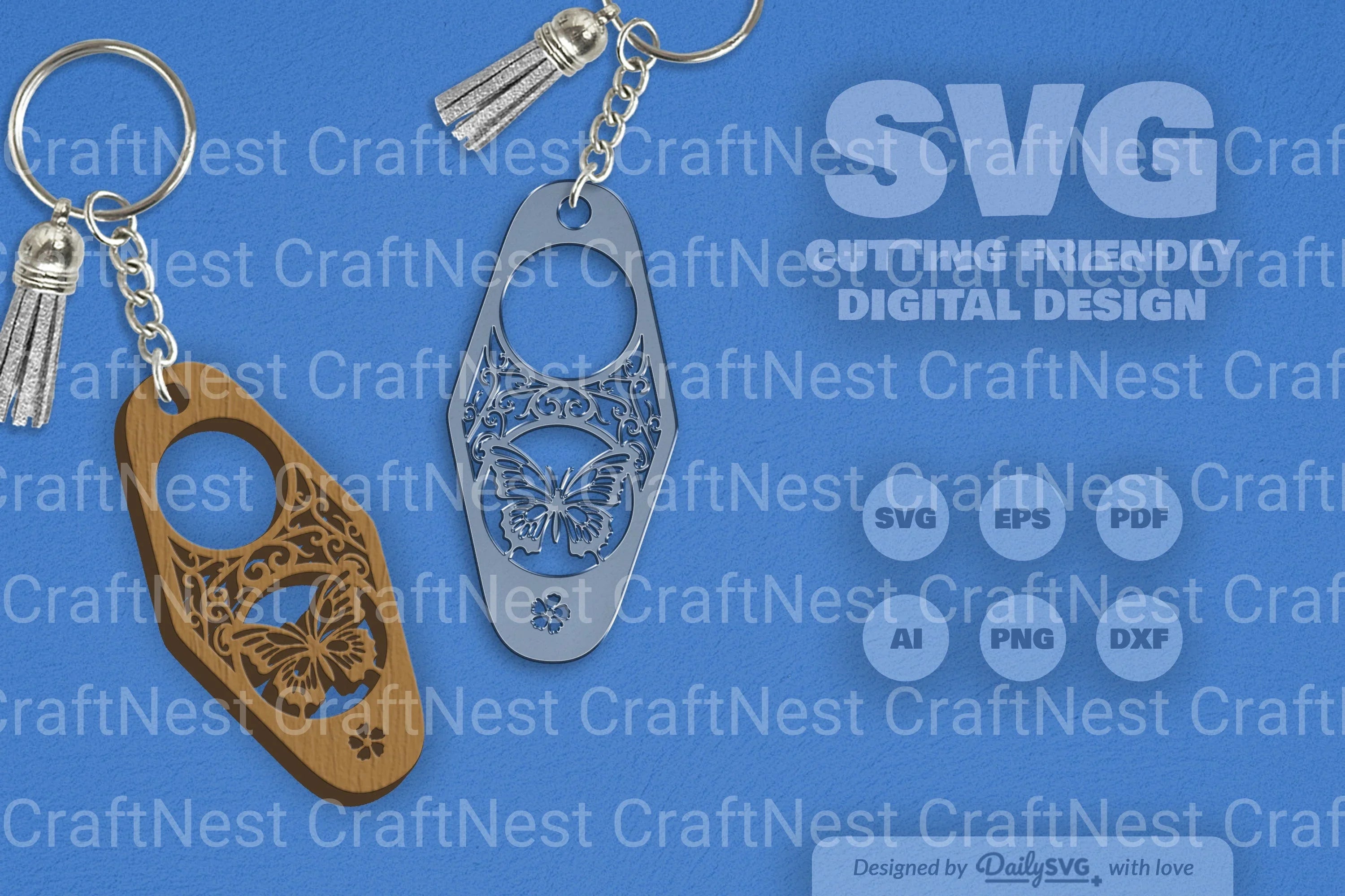 Butterfly Decorative Motel Clipart - Daily SVG Bundles