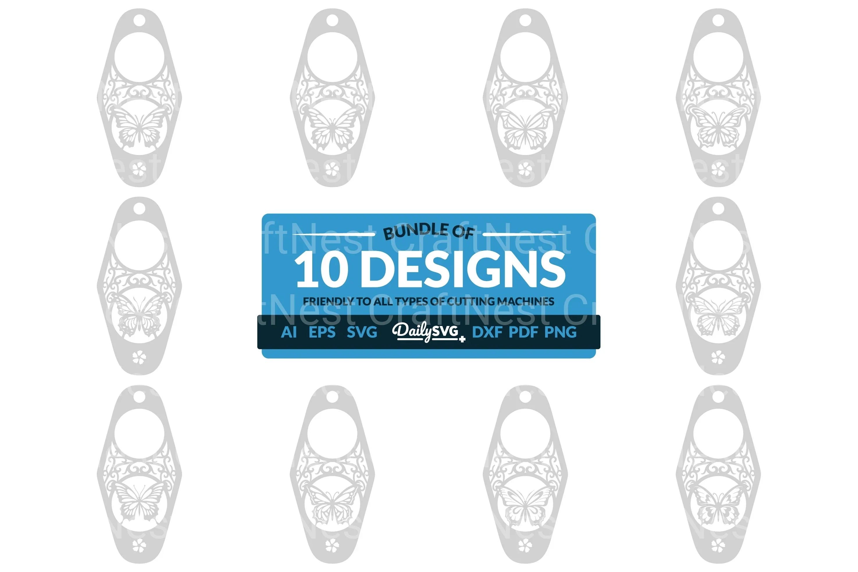 Butterfly Decorative Motel Clipart - Daily SVG Bundles