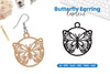 Butterfly Earring Lasercut SVG Bundle