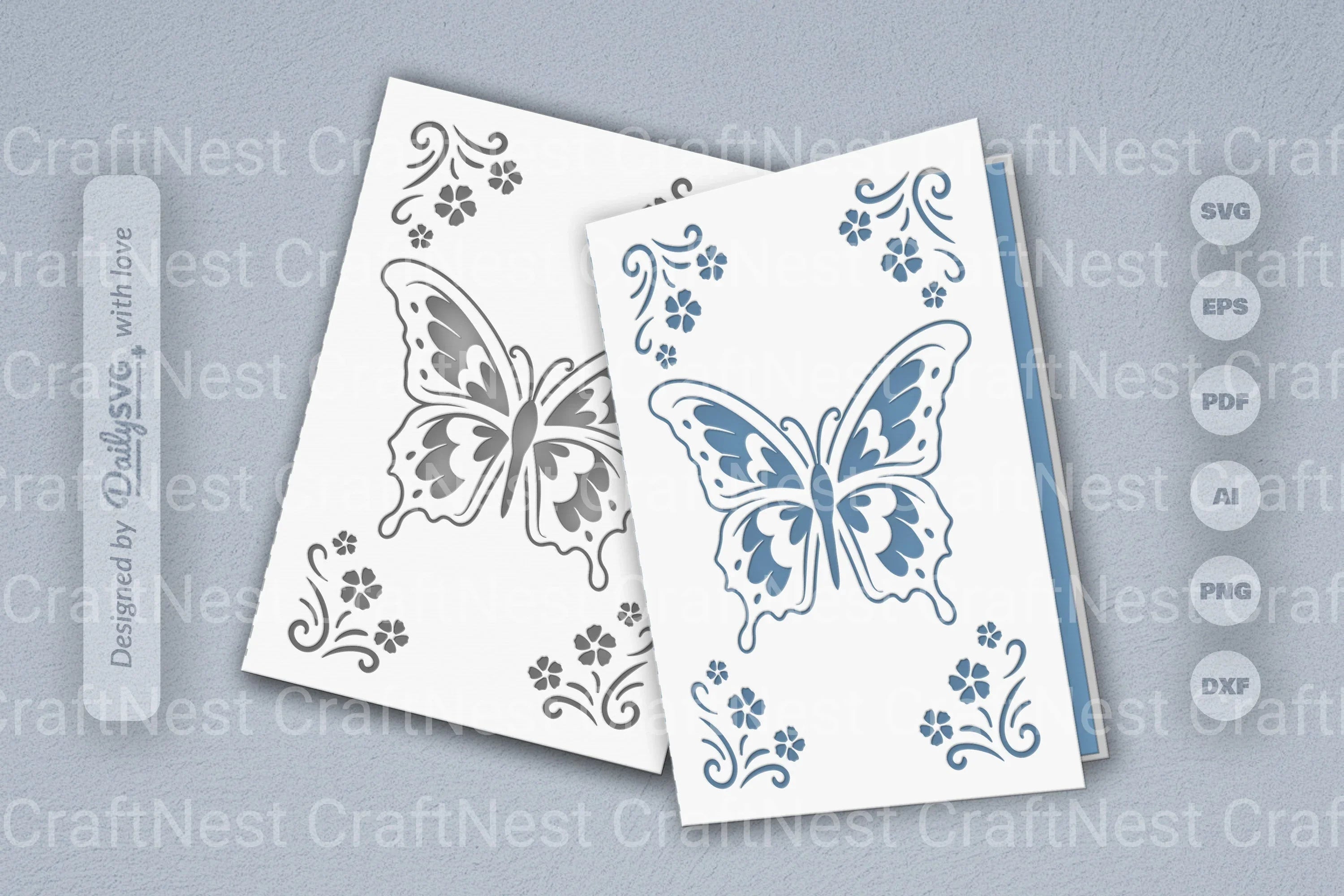 Butterfly Floral SVG Bundle