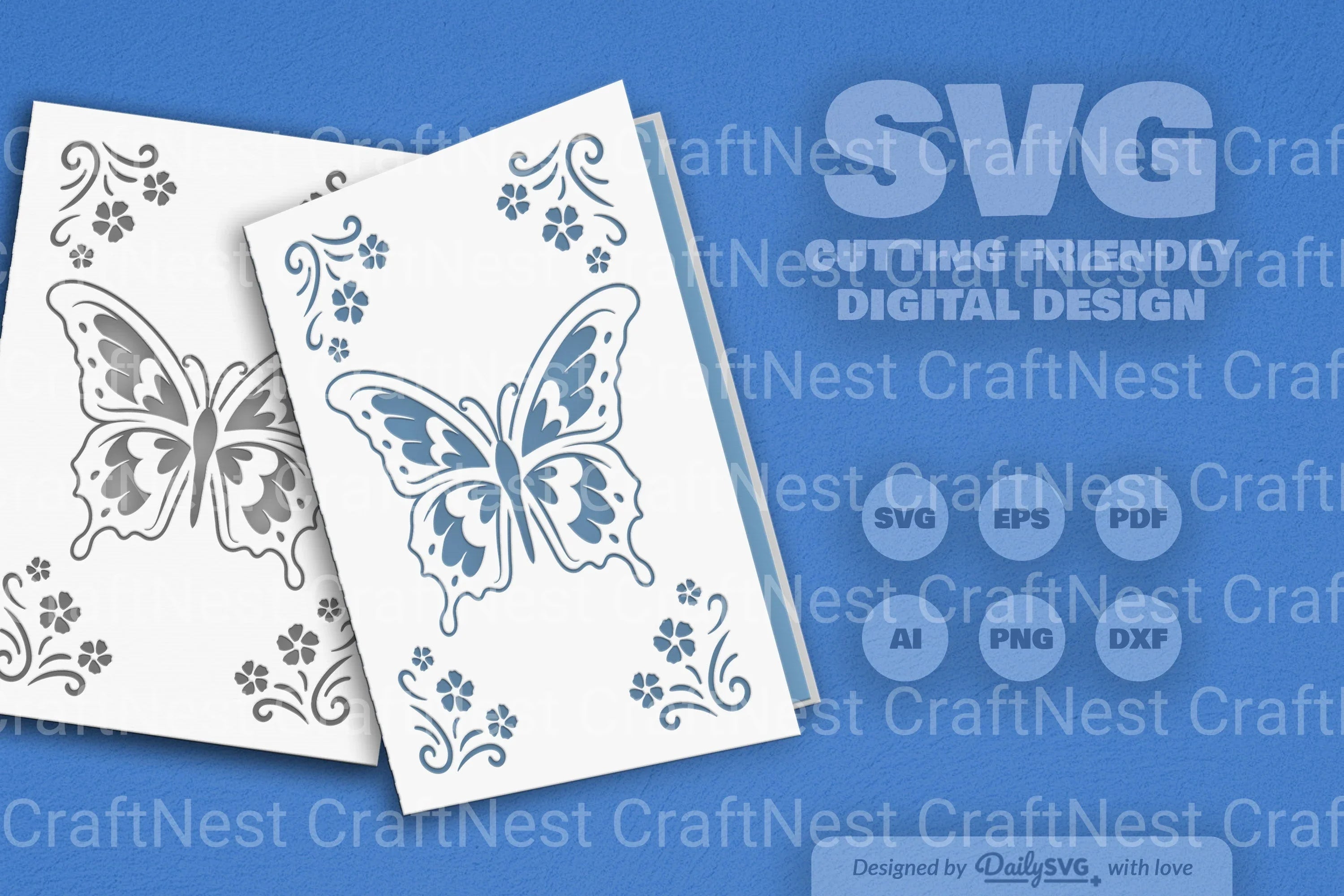 Butterfly Floral SVG Bundle