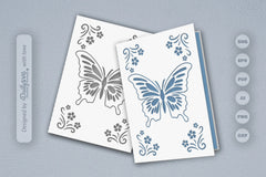 Butterfly Floral SVG Bundle Collection 1 - CraftNest - Digital Crafting and Art
