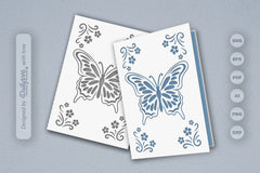 Butterfly Floral SVG Bundle Collection 2 - CraftNest - Digital Crafting and Art