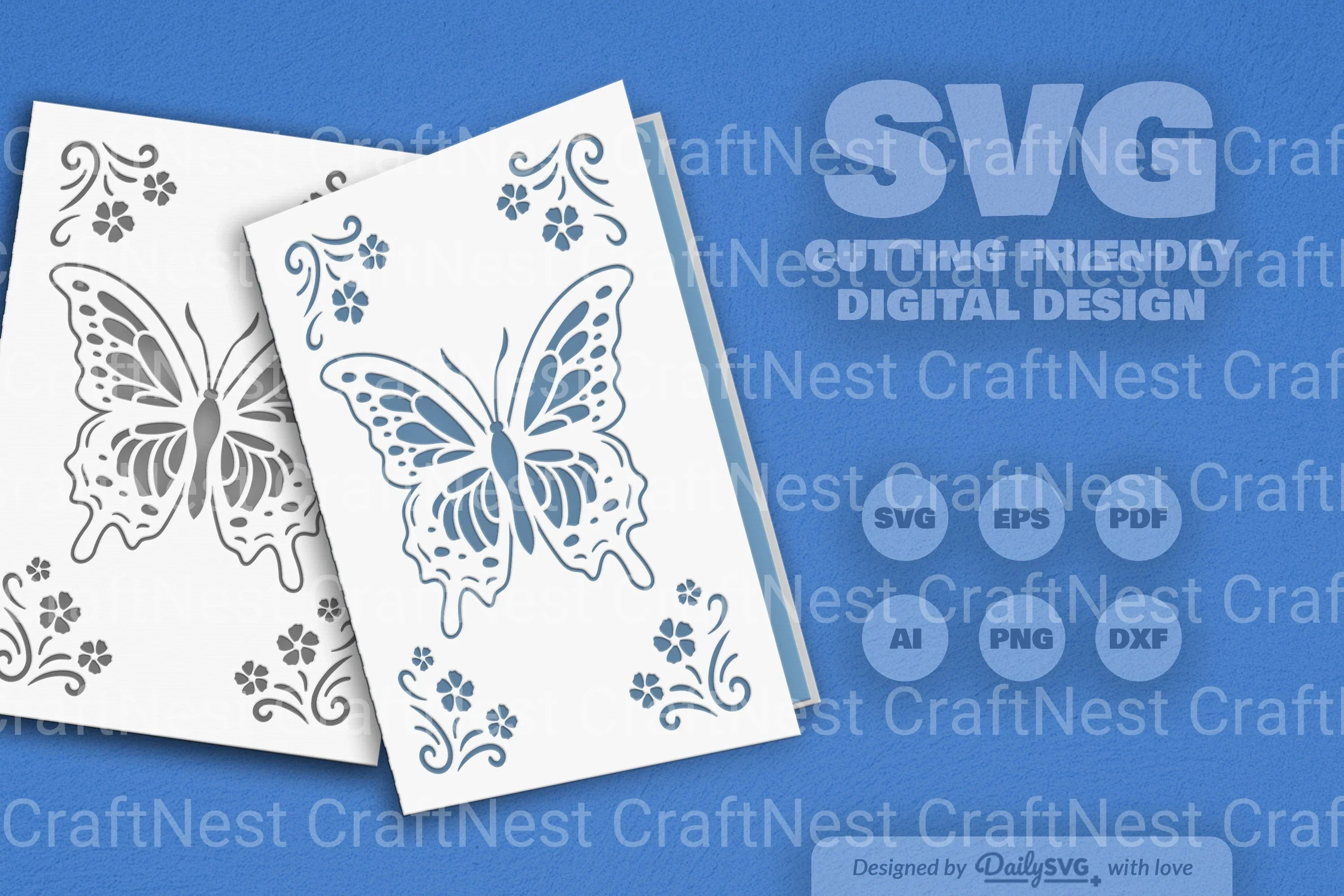 Butterfly Floral SVG Bundle
