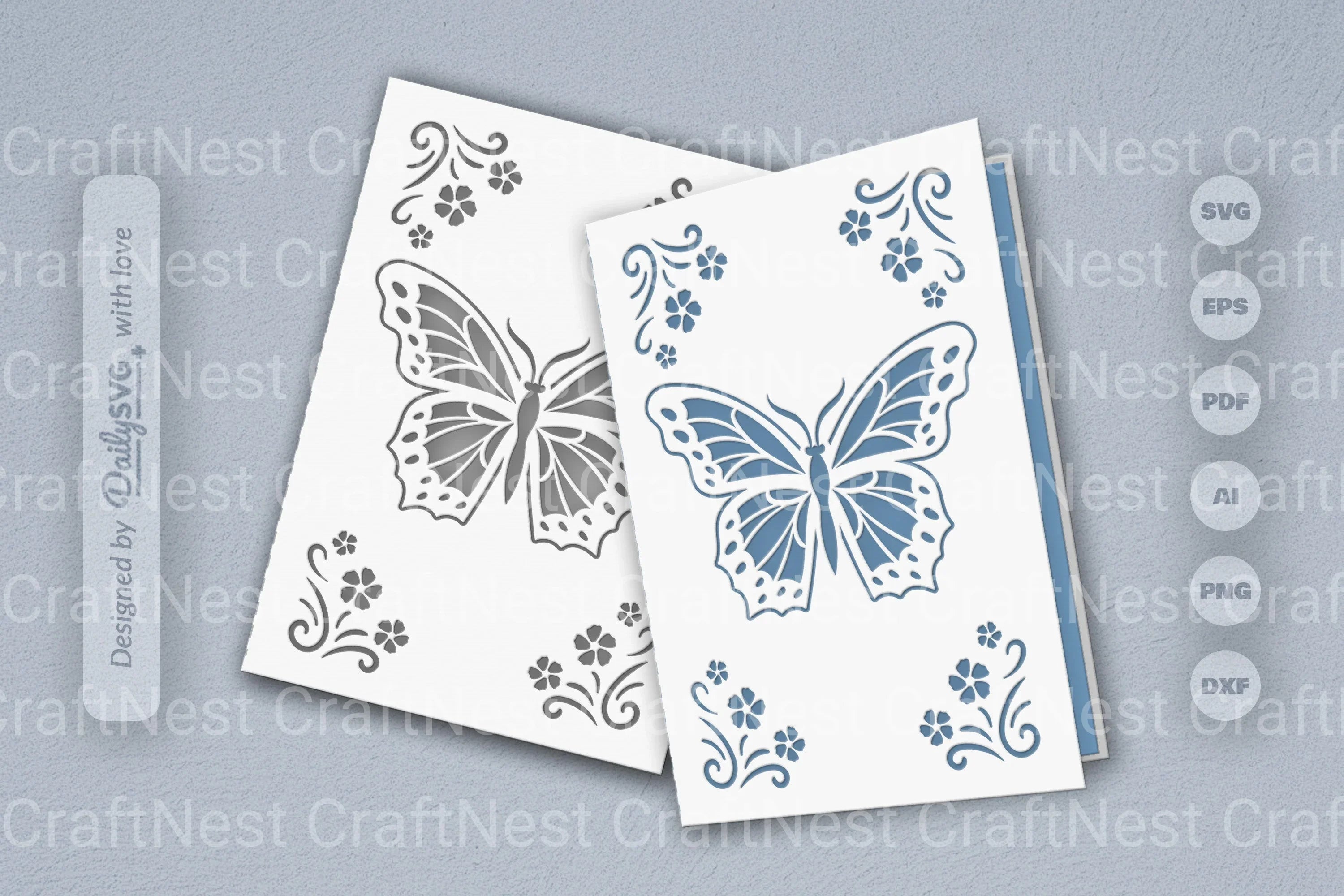 Butterfly Floral SVG Bundle