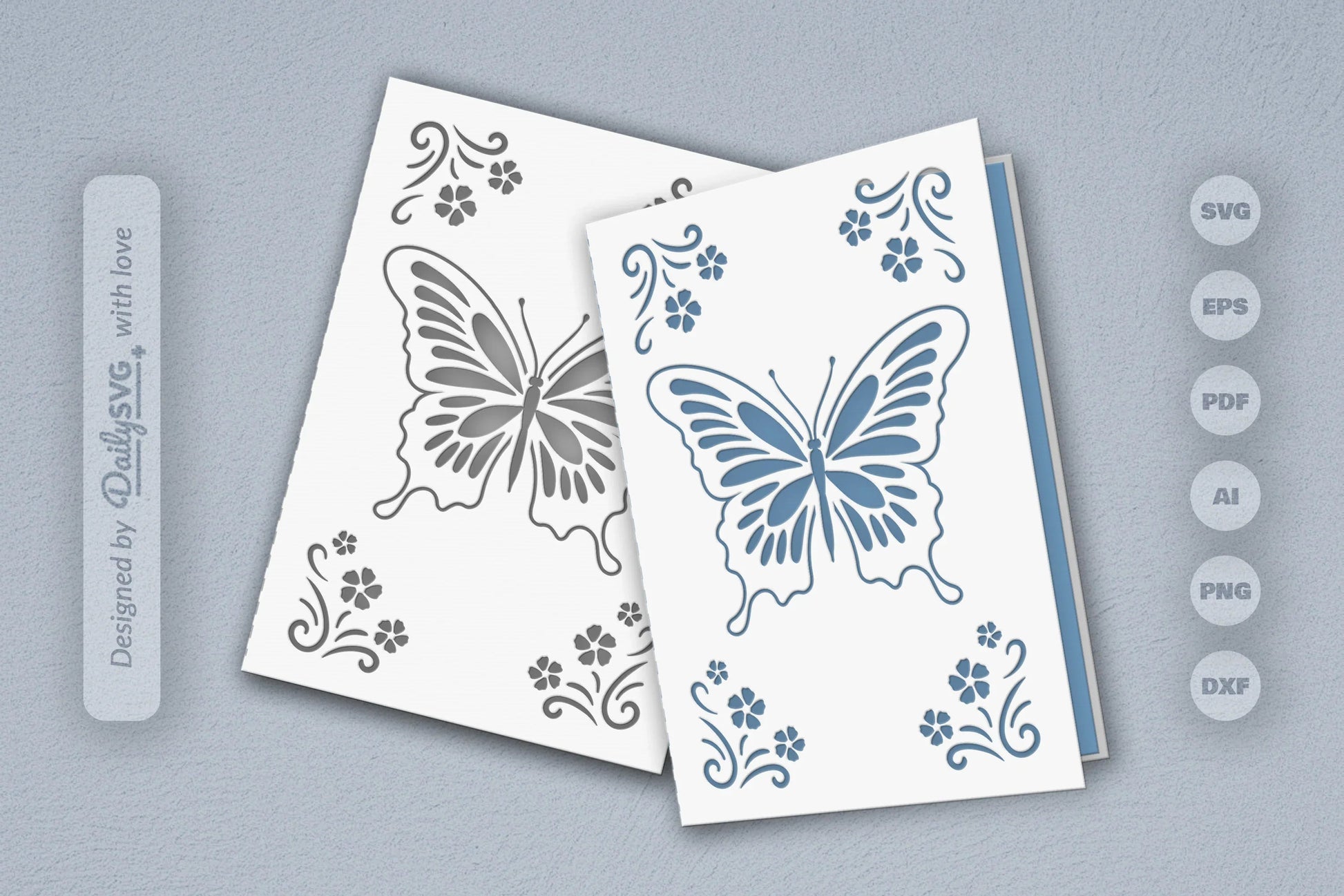 Butterfly Floral SVG Bundle Collection - CraftNest - Digital Crafting and Art