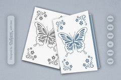 Butterfly Floral SVG Bundle Collection - CraftNest - Digital Crafting and Art