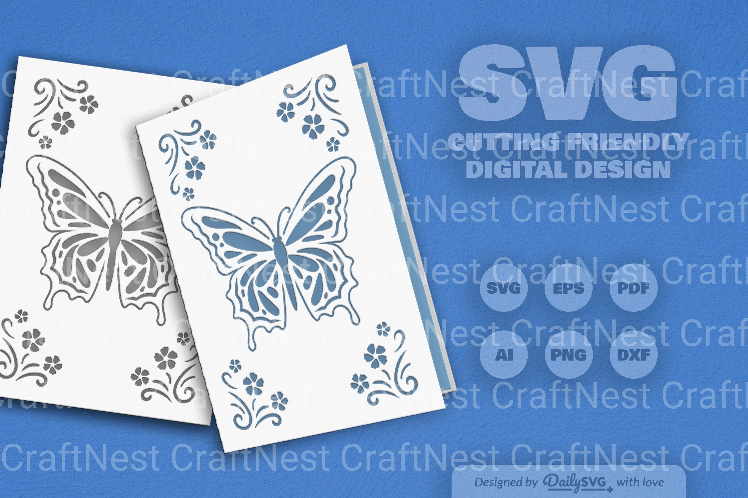 Butterfly Floral SVG Bundle