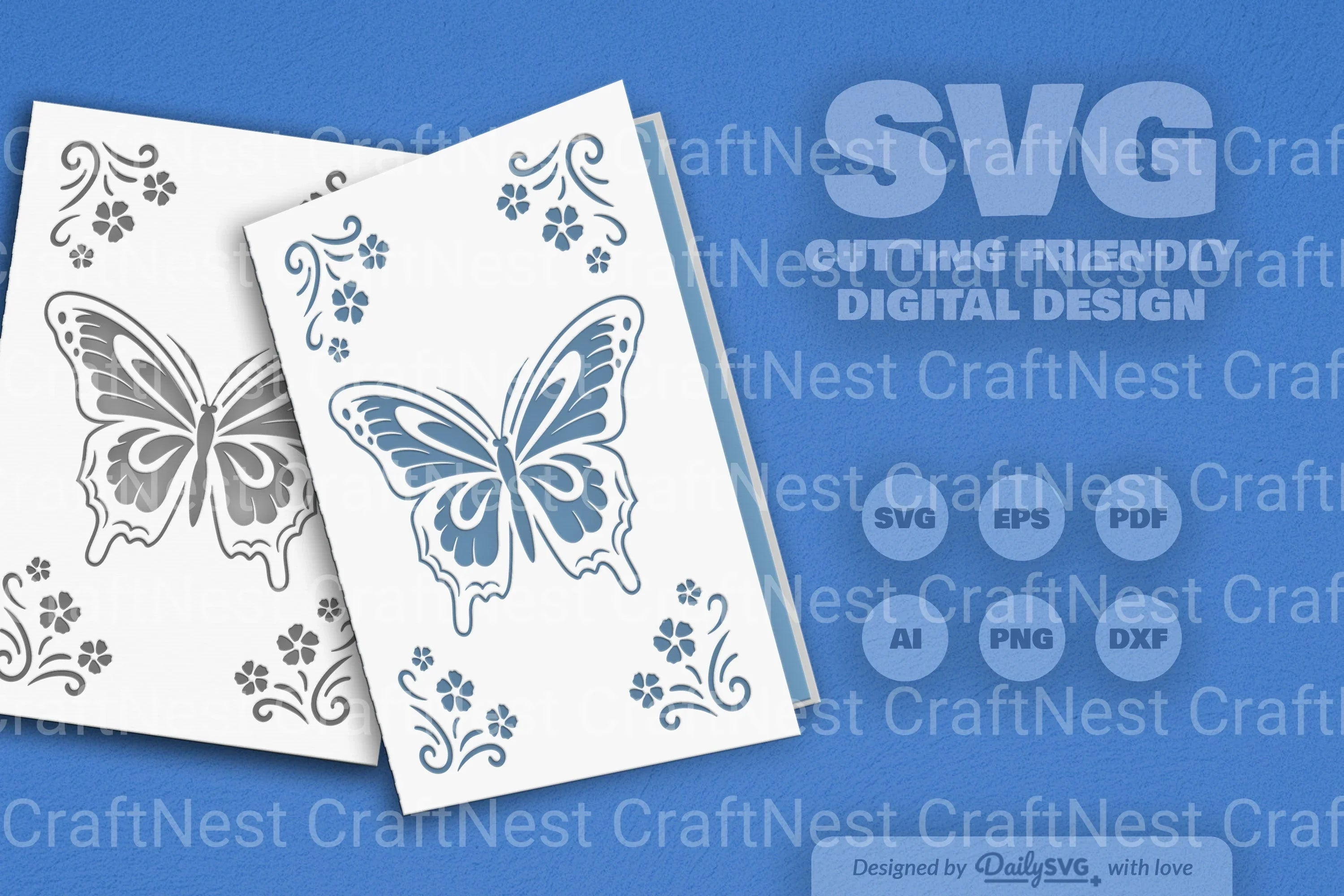 Butterfly Floral SVG Bundle