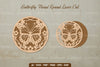 Butterfly Floral Round Laser Cut SVG Bundle
