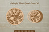 Butterfly Floral Round Laser Cut SVG Bundle