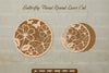 Butterfly Floral Round Laser Cut SVG Bundle