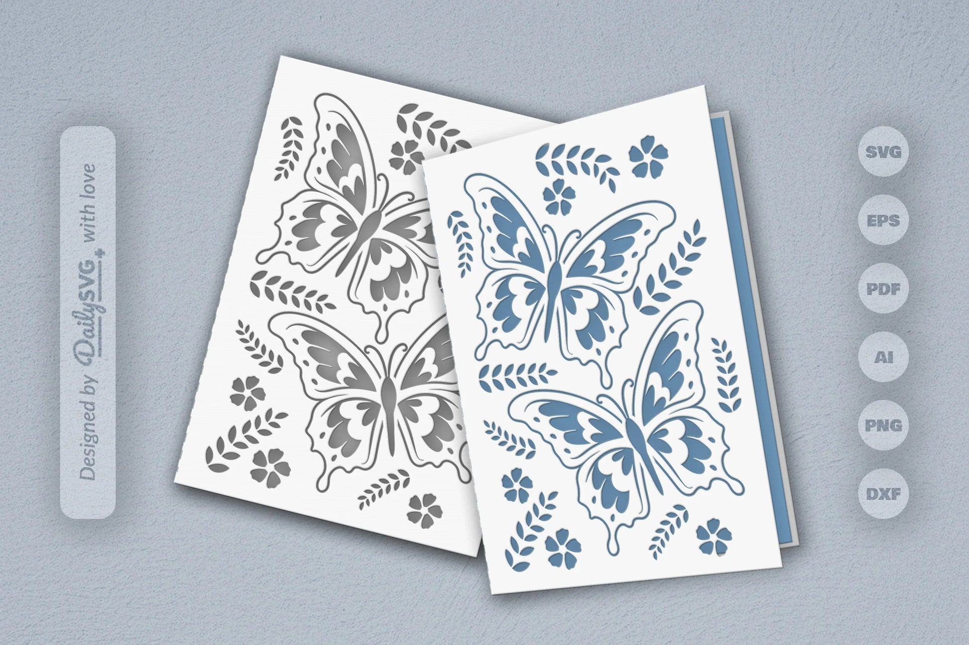 Butterfly Folk Art SVG Bundle - CraftNest - Digital Crafting and Art