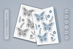 Butterfly Folk Art SVG Bundle 2 - CraftNest - Digital Crafting and Art