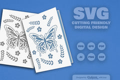 Butterfly Folk Art SVG Bundle 1 - CraftNest - Digital Crafting and Art